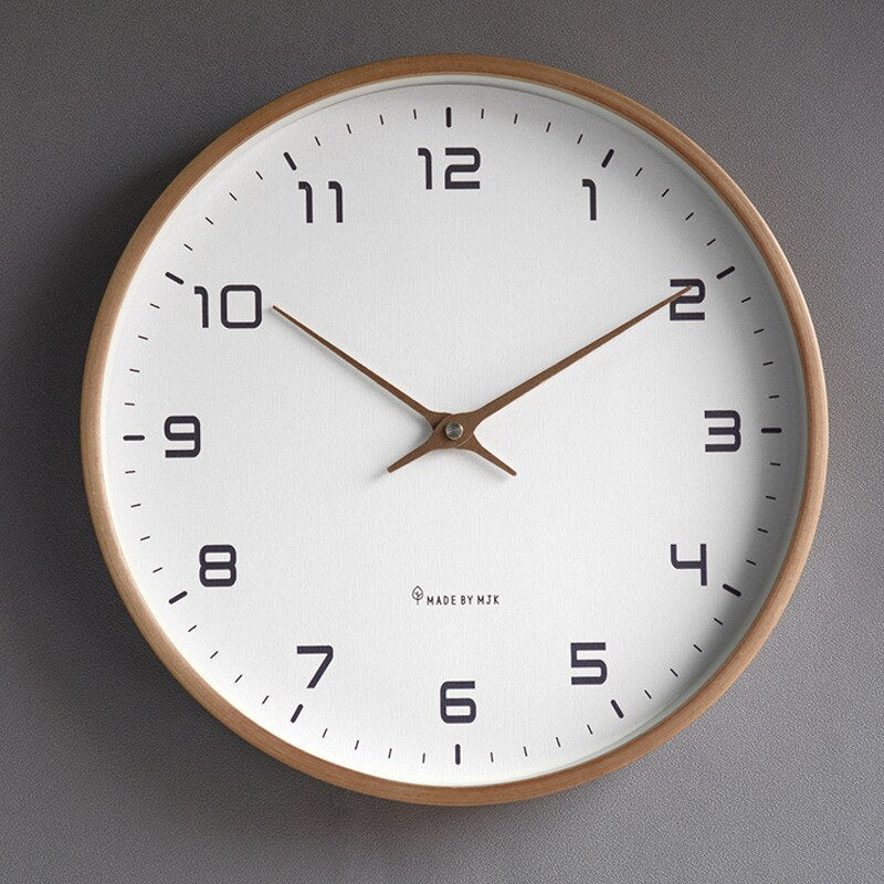 Natural Wood Wall Clock