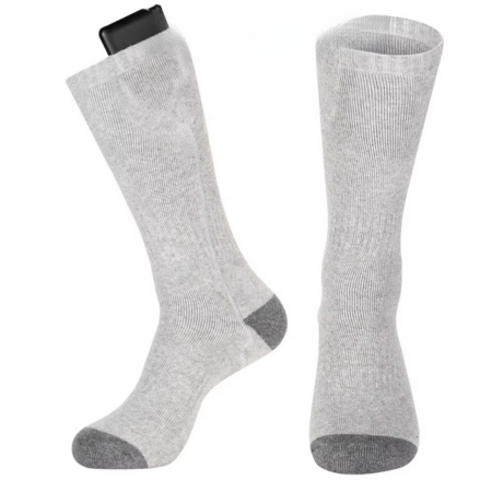 Warme, wiederaufladbare, elektrisch beheizbare Socken für den Winter