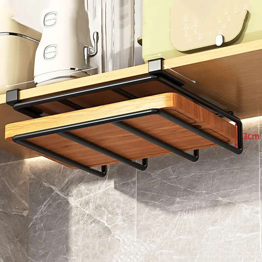Wall Mounted Kitchen Storage Rack - Easy Install - Halri