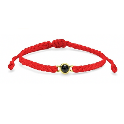 Personalisiertes Armband mit Fotoanhänger