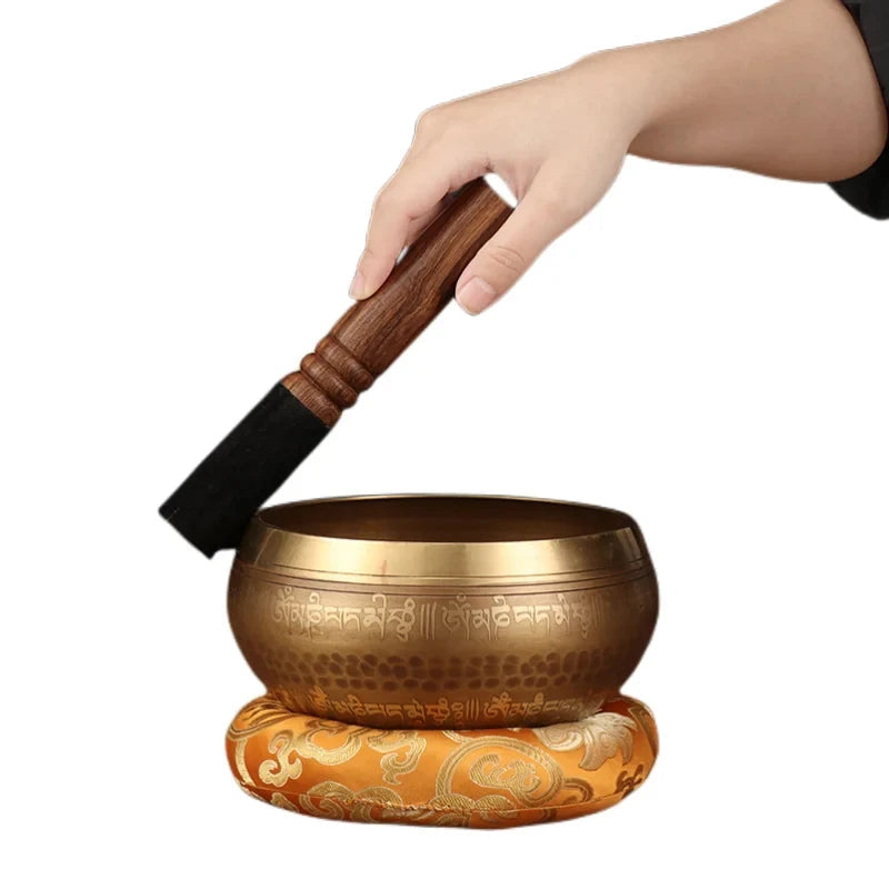 Authentic Tibetan Meditation Sound Bowl Set