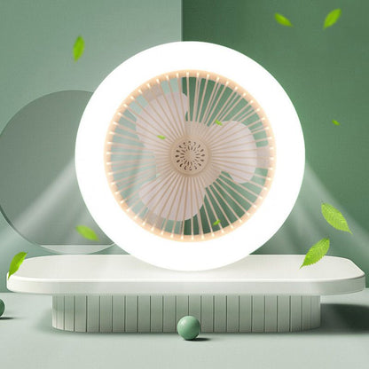 Compact Air Purifying LED Desk Fan Lamp - Halri