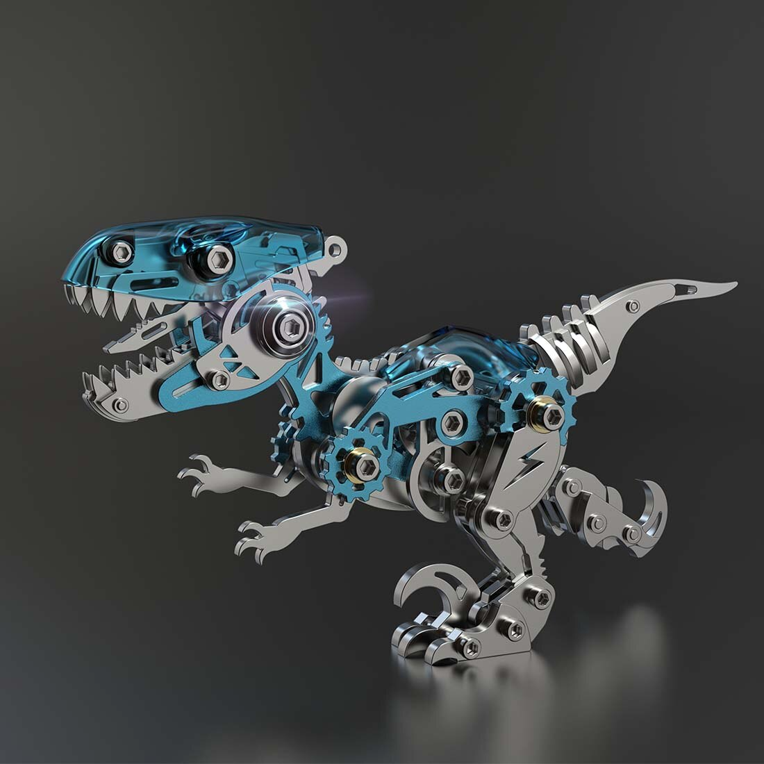 Lustiges 3D-Dino-Puzzle zum Selberbauen