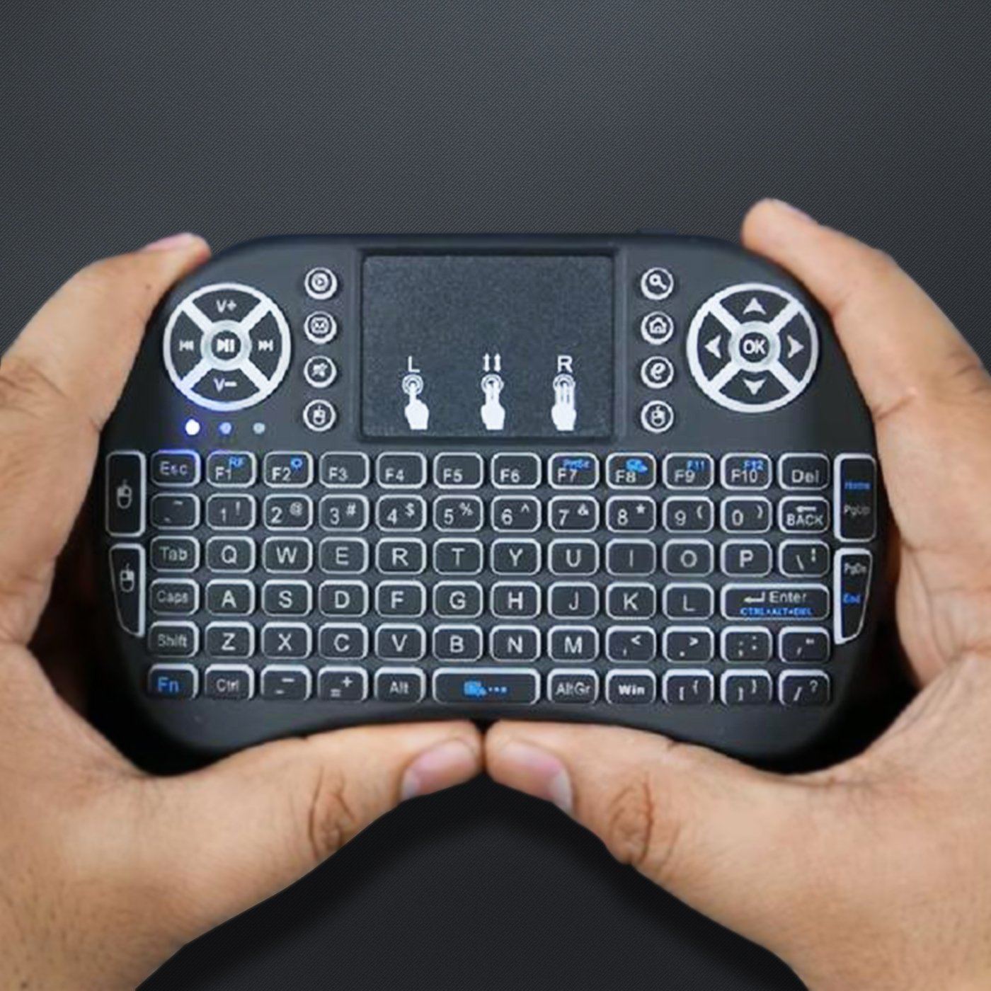 Compact LED Wireless Mini Keyboard - Halri