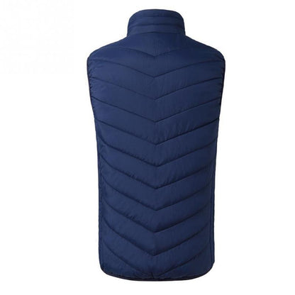 Warm Thermal Reversible USB Vest Jacket