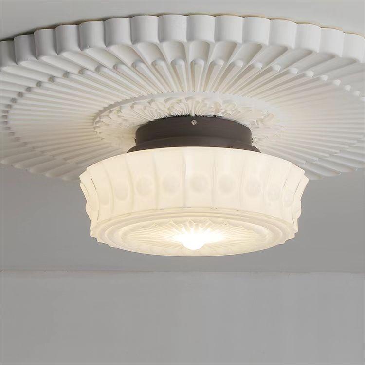 Classic Antique Glass Dome Lamp