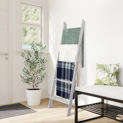 Sturdy Wooden Blanket Stand for Home Decor