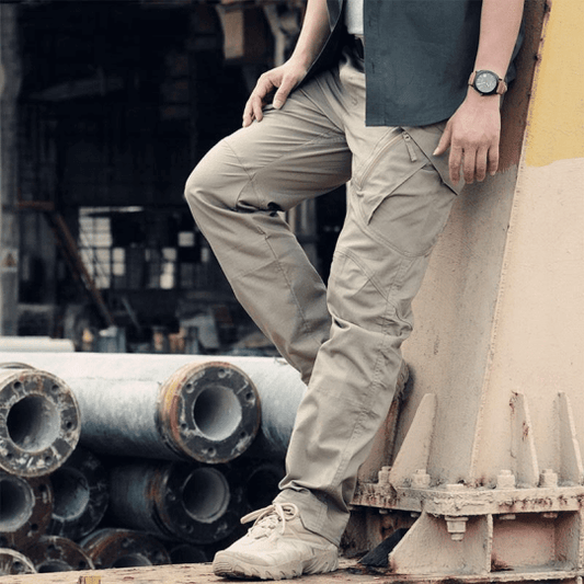 Rugged Outdoor Cargo Pants Heavy Duty Work Trousers - Halri