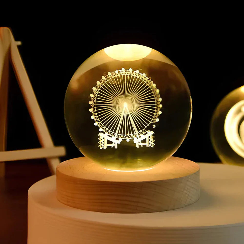 Colorful Galaxy Night Lamp LED Globe Light