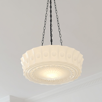 Classic Antique Glass Dome Lamp