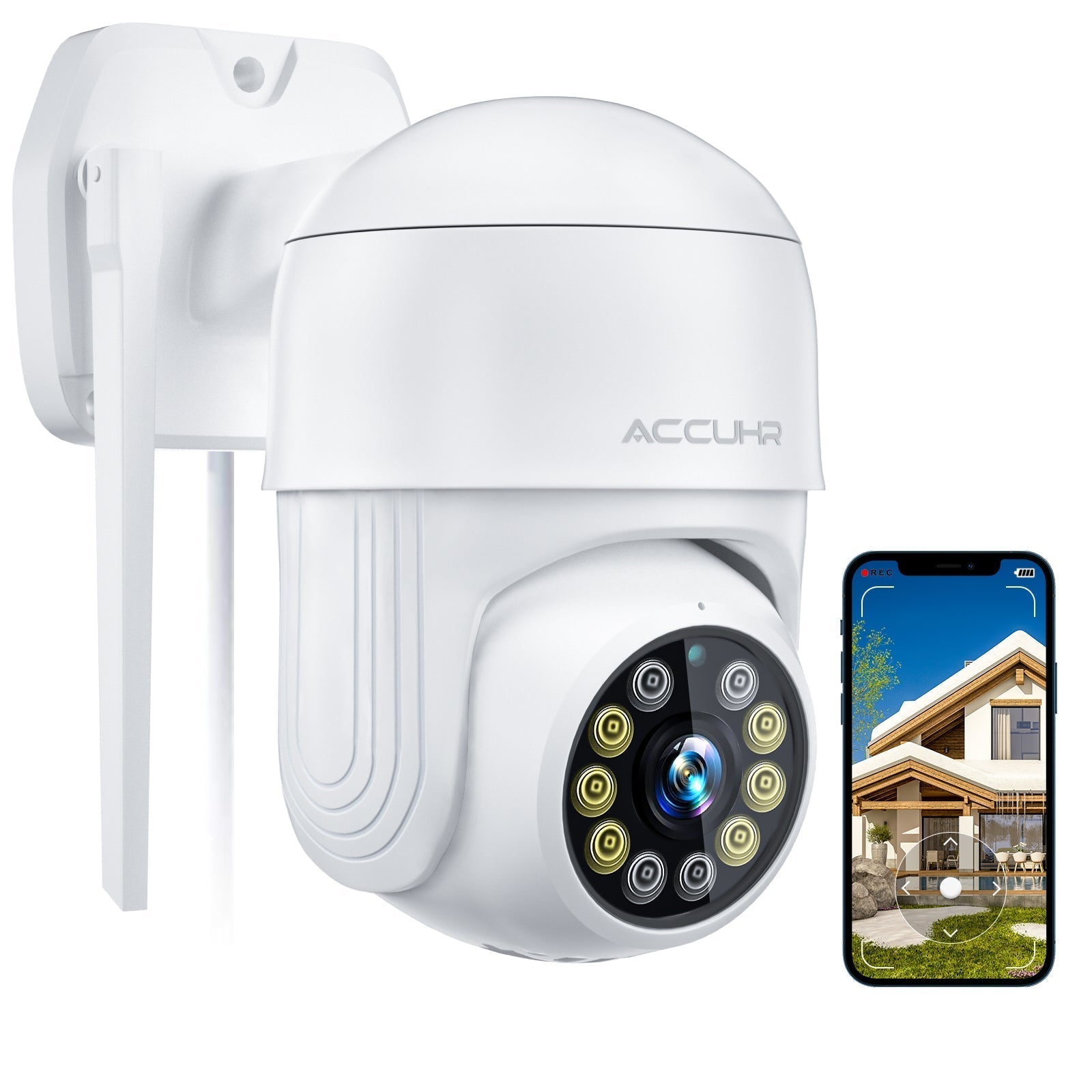 Wireless Outdoor Security Camera WIFI HD PTZ Night Vision - Halri