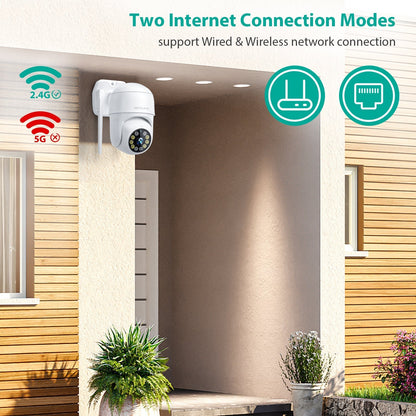 Wireless Outdoor Security Camera WIFI HD PTZ Night Vision