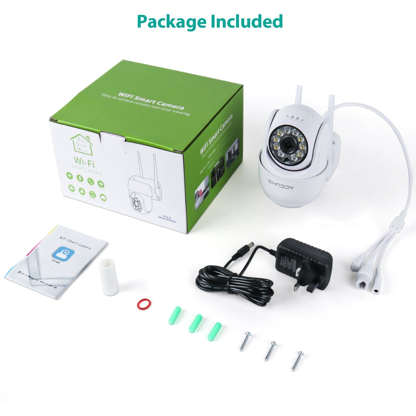 Wireless Outdoor Security Camera WIFI HD PTZ Night Vision