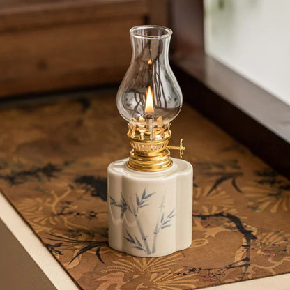 Öllampe für den Außenbereich mit warmem Licht