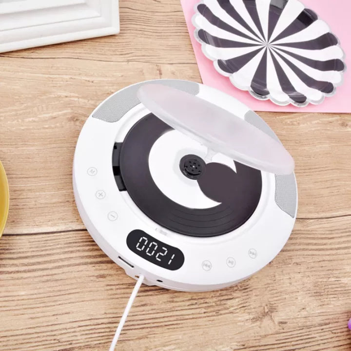 Compact Wireless CD Music Player with Bluetooth