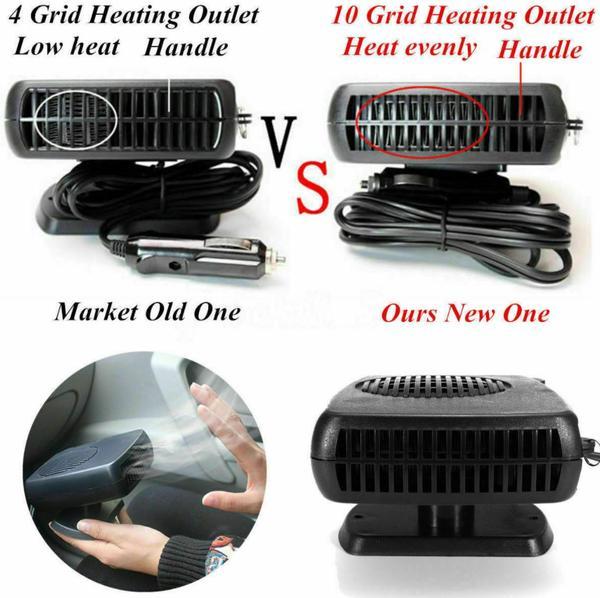 Compact Car Windshield Defroster and Heater