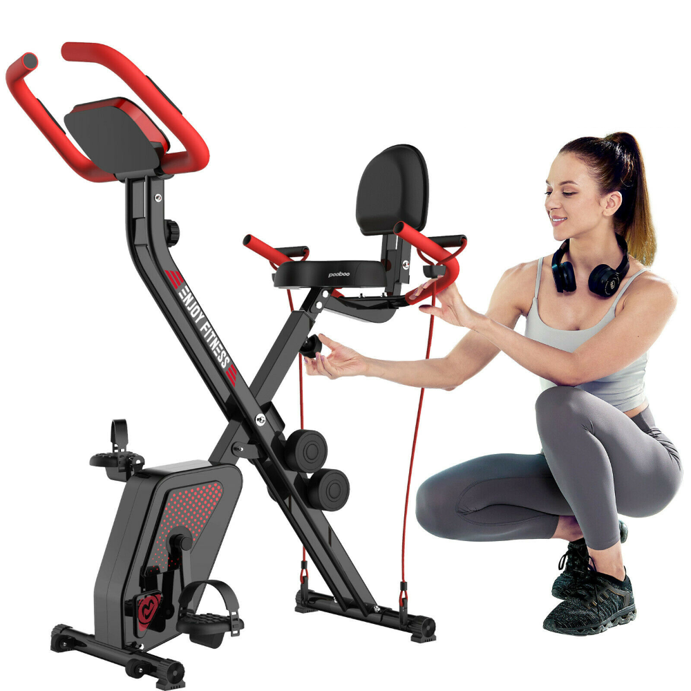 Compact Folding Recumbent Exercise Cycle Bike
