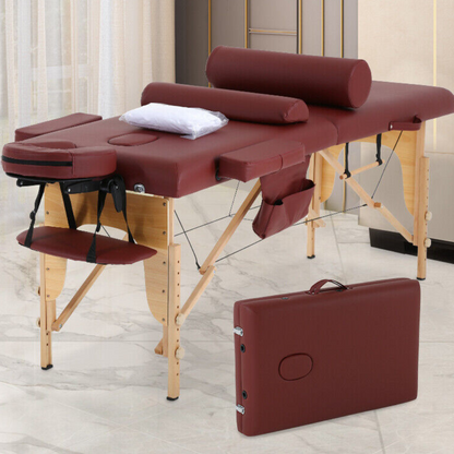 Durable Portable Massage Table Set for Spa Therapy - Halri