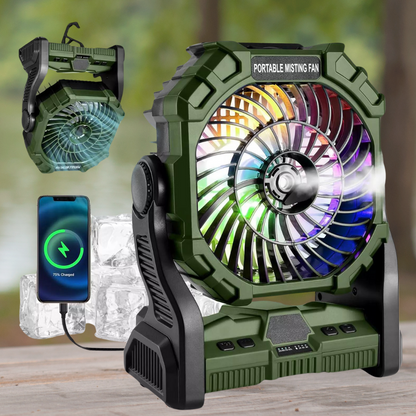 Mini Outdoor Personal Misting Fan Spray Cooler