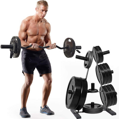 Durable Weight Plate Holder Rack Organizer