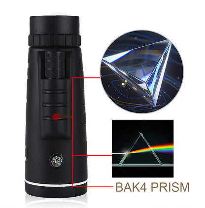 Compact HD Portable Telescope with Tripod Mount