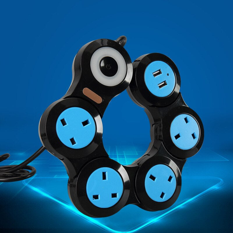 Compact Multi Plug Power Extension Cord - Halri