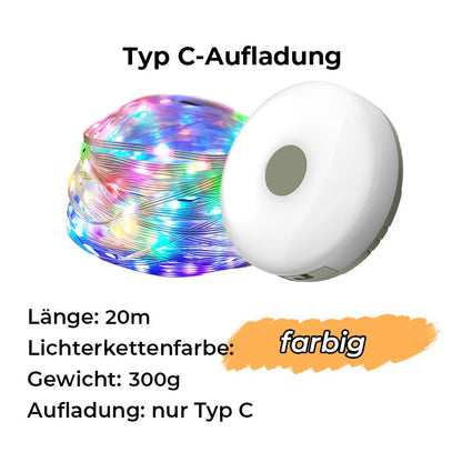 Wasserdichte Lichterkette für den Außenbereich