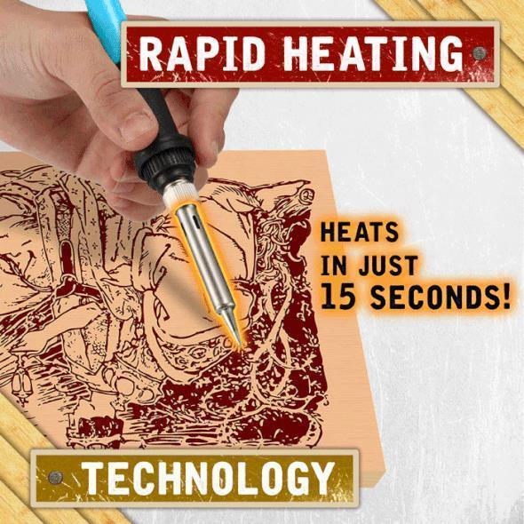 Professional Wood Burning Art Tool Set 28 Pieces