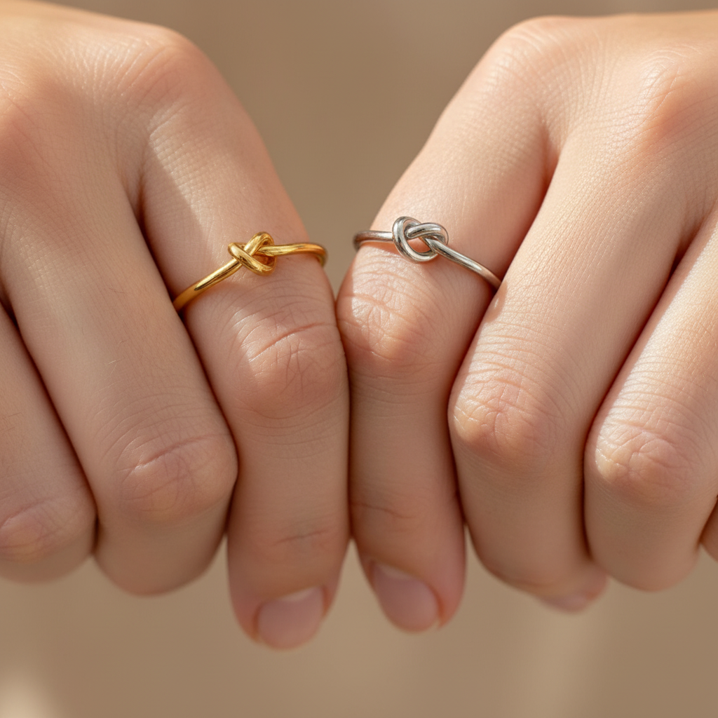 Delicate Love Knot Engagement Ring - Halri