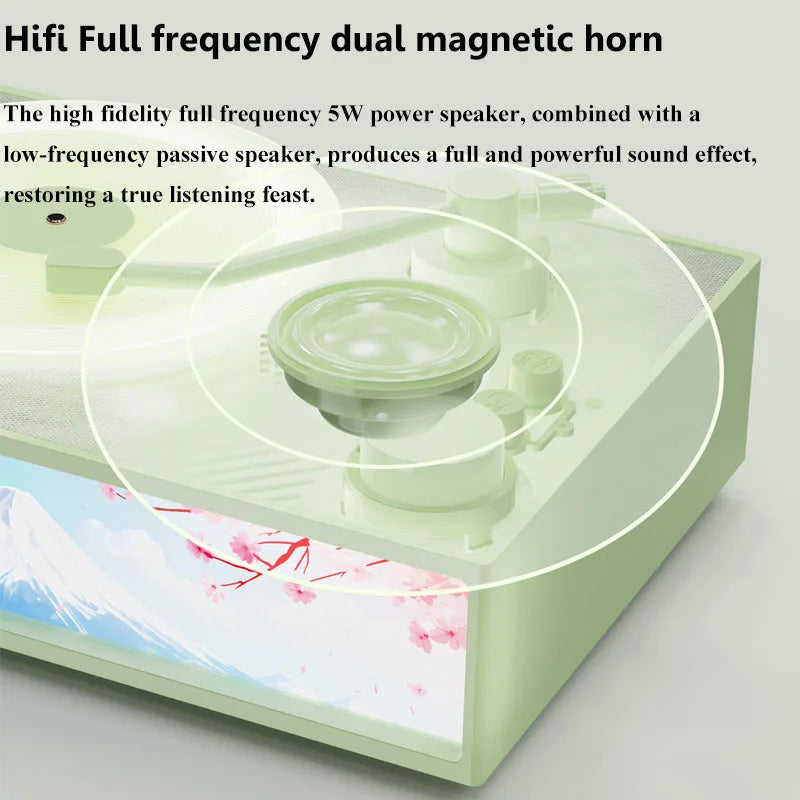 Relaxing Wireless Speaker with Colorful Nightlight