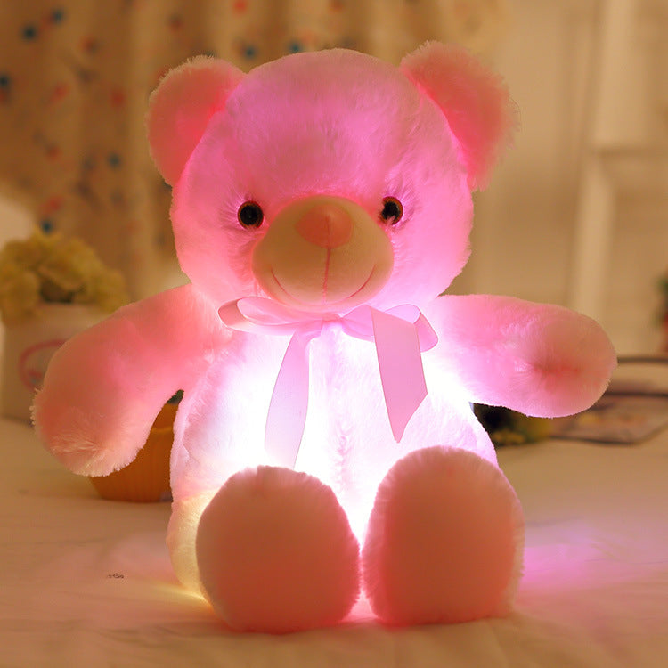 Helles LED-Teddybär-Plüschtier