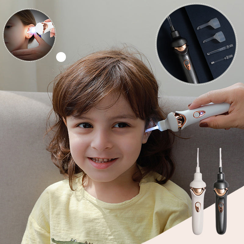 Rechargeable Ear Cleaner with Gentle Silicone Buds