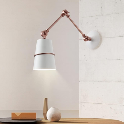 Schlanke, moderne LED-Wandleuchte
