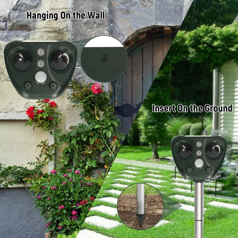 Outdoor Bird Repellent Ultrasonic Pest Control Device