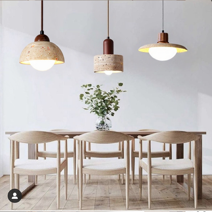 Glarefusion Creative Cream Wabi-Sabi Style Chandelier