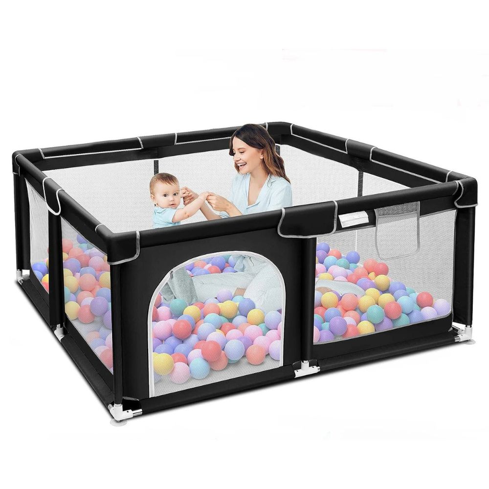 Spacious Foldable Baby Play Yard Pen