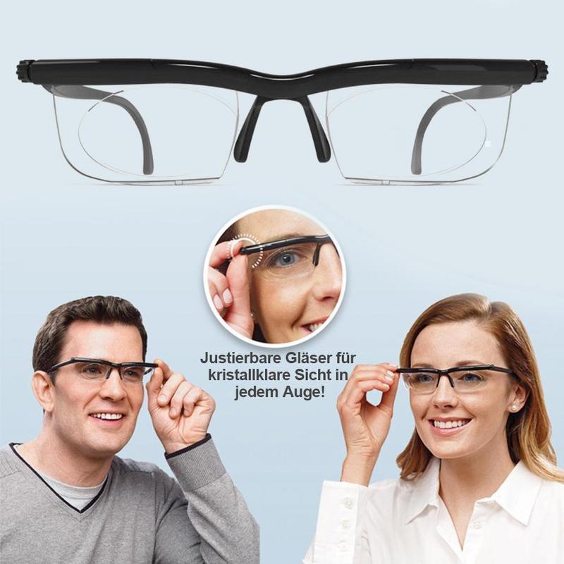 Rezeptfreie, verstellbare Lesebrille 