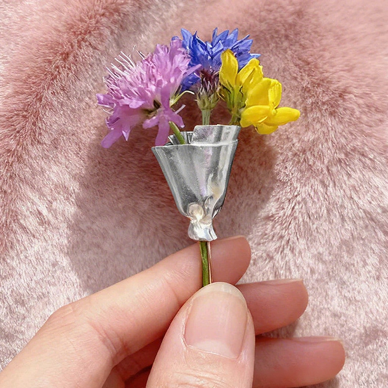 Floral Pearl Pin Brooch - Halri