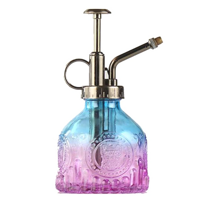 Pflanzsprühflasche aus Glas im Retro-Stil