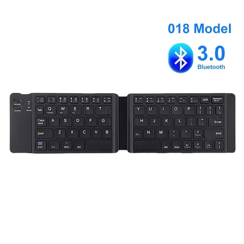 Kompakte, faltbare kabellose Bluetooth-Tastatur