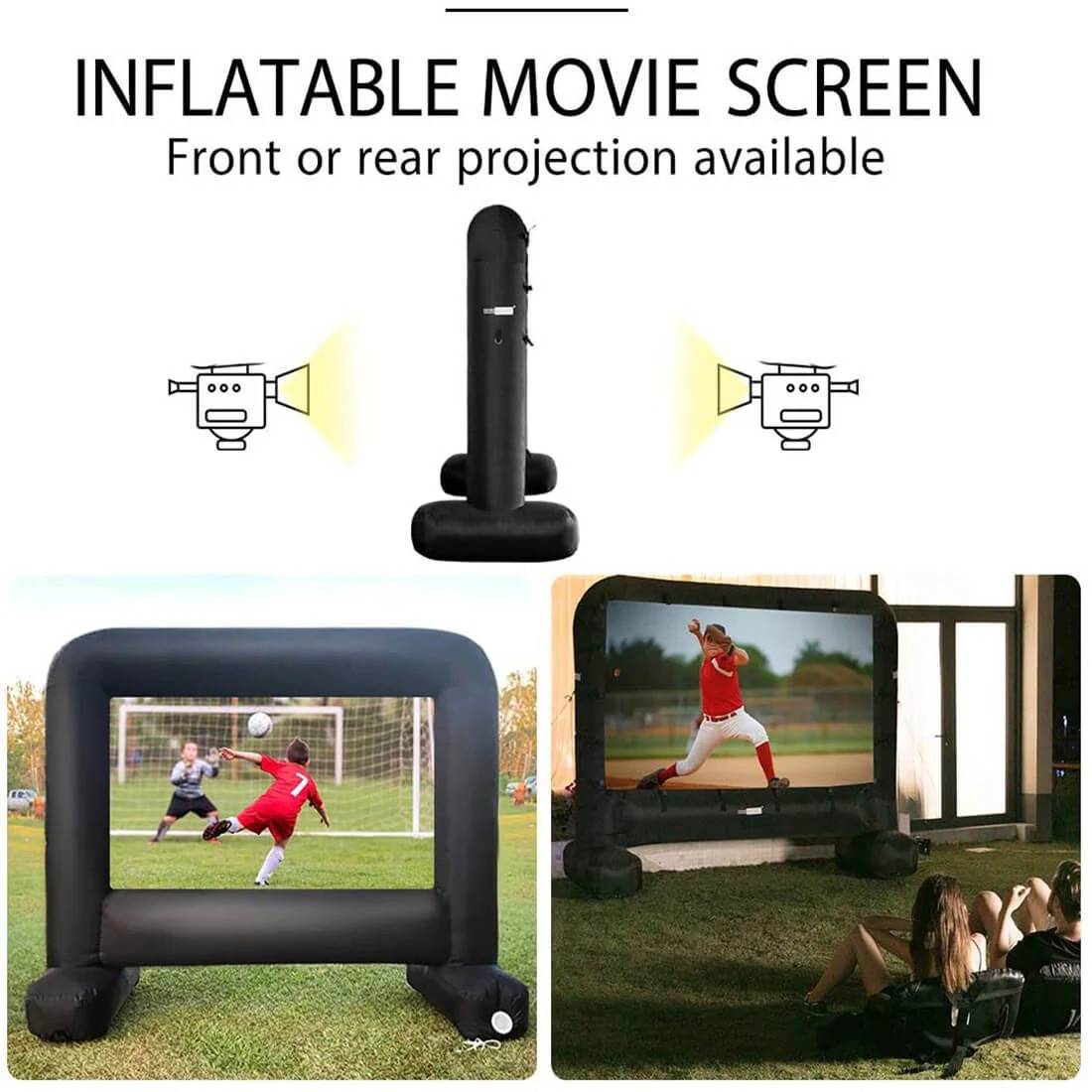 Portable Backyard Movie Projector Screen