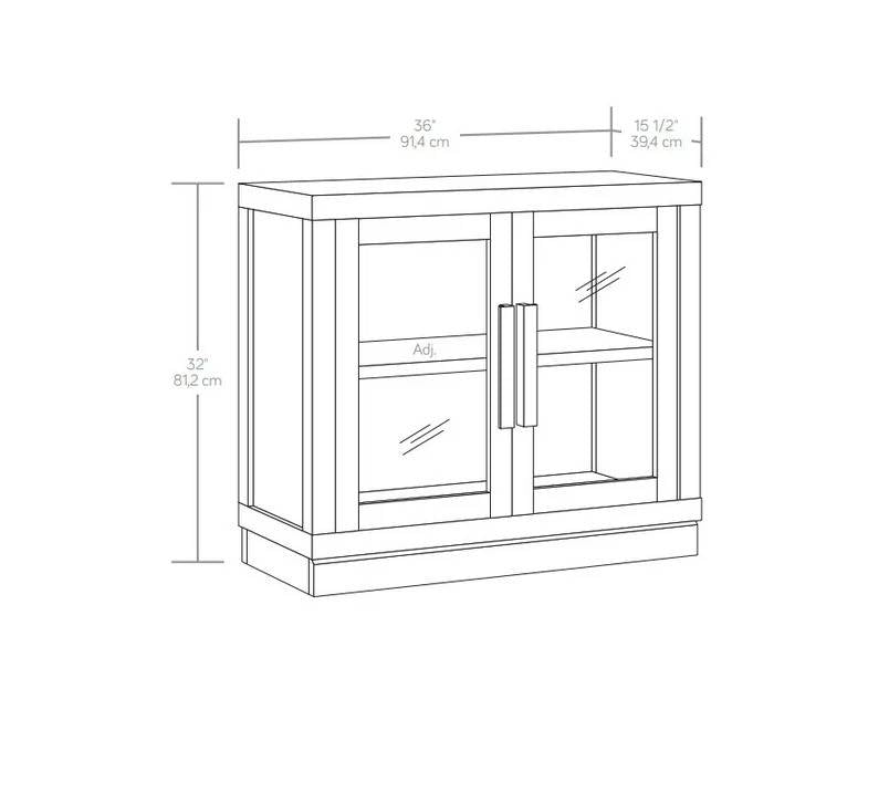 Storage Cabinet with Modern Drawers