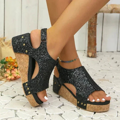 Comfortable Women's Wedge Heel Sandals
