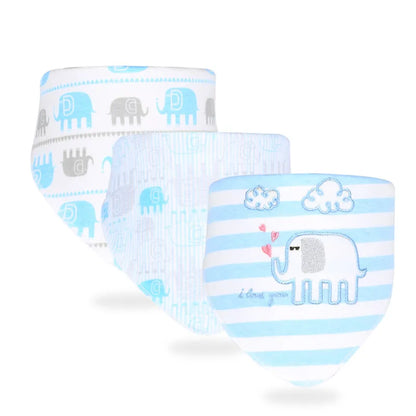 Niedliches Baby-Lätzchen- und Schal-Set – Sanfte Lätzchen mit lustigen Motiven