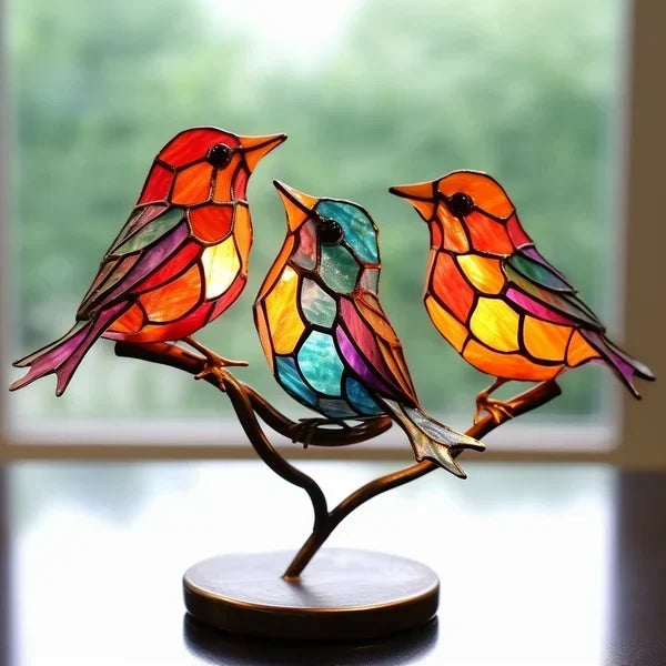 Einzigartige, handgefertigte Vogelfigur