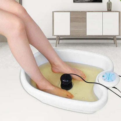 Relaxing Foot Spa Massager with Bubbles and Heat