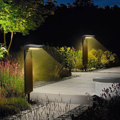 Solarbetriebene LED-Gartenleuchten, 2er-Pack, wasserdicht