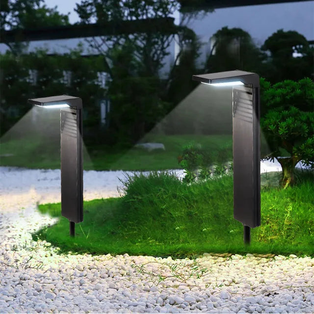 Solar Powered LED Garden Lights 2 Pack Waterproof - Halri
