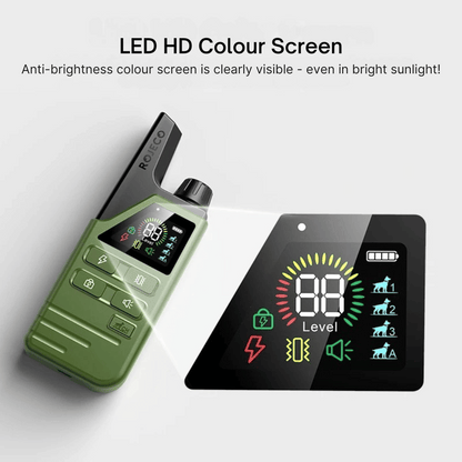 Advanced 300m Rechargeable Dog Training Collar with Remote