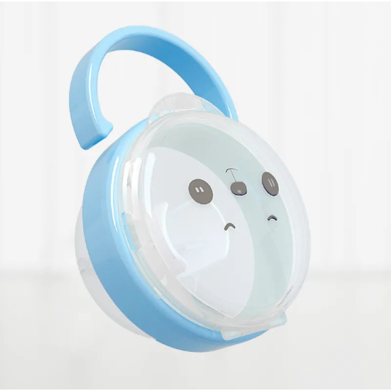Weicher Babyschnuller mit Bärenmotiv und Hülle